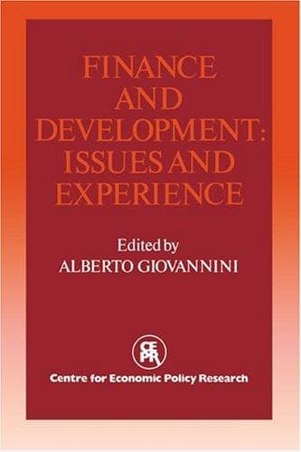 Tapa de Finance and Development