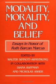 Tapa de Modality, morality, and belief