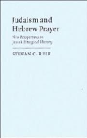 Tapa de Judaism and Hebrew Prayer