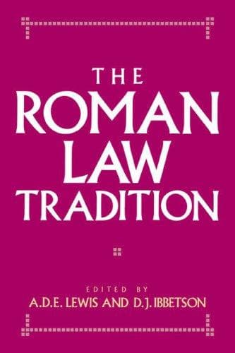 Tapa de The Roman law tradition