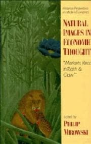Tapa de Natural Images in Economic Thought