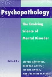 Tapa de Psychopathology