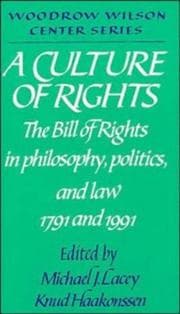 Tapa de A culture of rights
