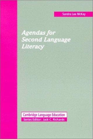Tapa de Agendas for second language literacy