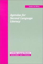 Tapa de Agendas for second language literacy