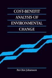 Tapa de Cost-benefit analysis of environmental change