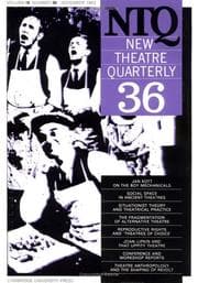 Tapa de New Theatre Quarterly 36