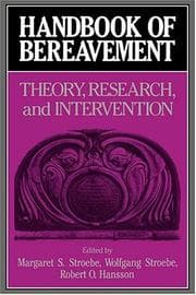 Tapa de Handbook of bereavement
