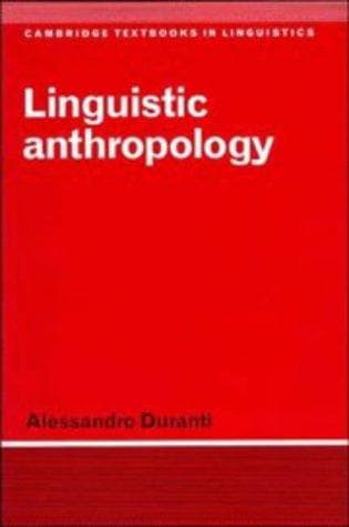 Tapa de Linguistic Anthropology