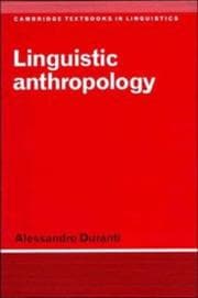 Tapa de Linguistic Anthropology