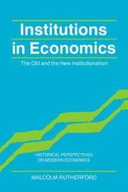 Tapa de Institutions in economics