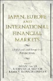 Tapa de Japan, Europe, and international financial markets