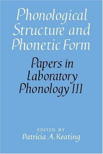 Tapa de Phonological structure and phonetic form