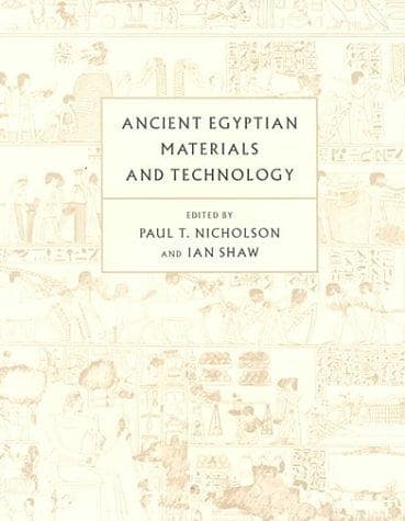 Tapa de Ancient Egyptian Materials and Technology