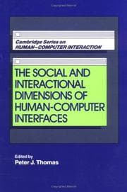 Tapa de The social and interactional dimensions of human-computer interfaces