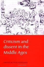 Tapa de Criticism and dissent in the Middle Ages