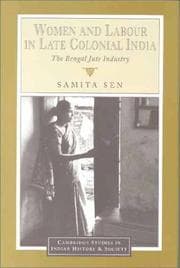 Tapa de Women and labour in late colonial India