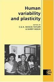 Tapa de Human Variability and Plasticity (Cambridge Studies in Biological and Evolutionary Anthropology)