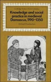 Tapa de Knowledge and social practice in medieval Damascus, 1190-1350