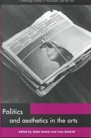 Tapa de Politics and aesthetics in the arts