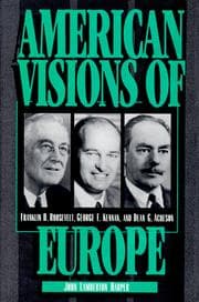 Tapa de American visions of Europe