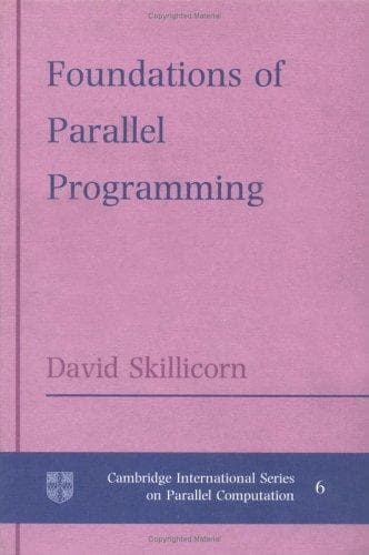 Tapa de Foundations of parallel programming