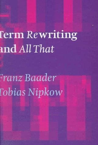 Tapa de Term rewriting and all that