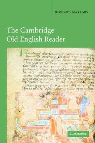 Tapa de The Cambridge Old English reader