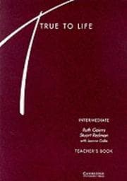 Tapa de True to Life Intermediate Teacher's Book