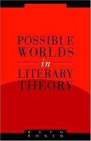 Tapa de Possible worlds in literary theory