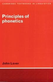 Tapa de Principles of phonetics