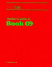 Tapa de SMP 11-16 Teacher's Guide to Book G9