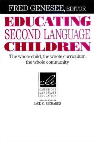Tapa de Educating second language children