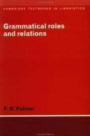 Tapa de Grammatical roles and relations