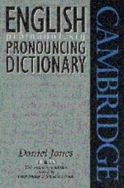 Tapa de English pronouncing dictionary