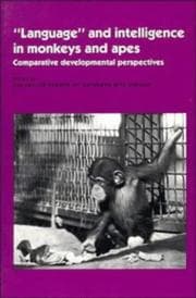 Tapa de Language and Intelligence in Monkeys and Apes