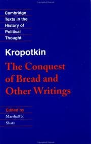 Tapa de The conquest of bread and other writings