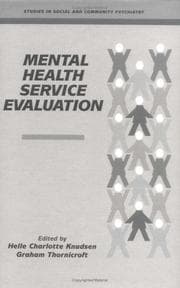 Tapa de Mental Health Service Evaluation