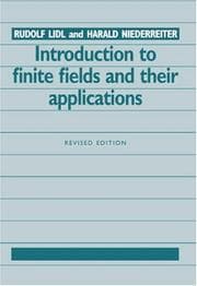 Tapa de Introduction to finite fields and their applications