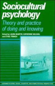 Tapa de Sociocultural Psychology
