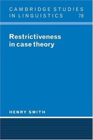 Tapa de Restrictiveness in case theory