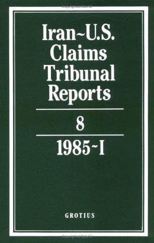 Tapa de Iran-U. S. Claims Tribunal Reports