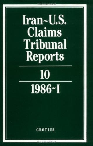 Tapa de Iran-U.S. Claims Tribunal Reports