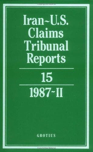 Tapa de Iran-U.S. Claims Tribunal Reports
