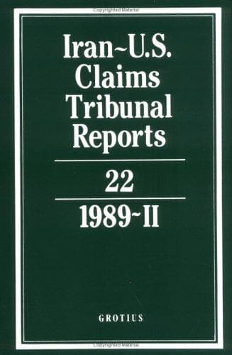 Tapa de Iran-U.S. Claims Tribunal Reports