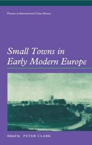 Tapa de Small towns in early modern Europe