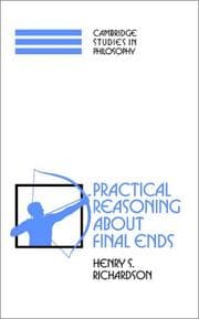 Tapa de Practical reasoning about final ends
