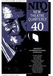 Tapa de New Theatre Quarterly 40