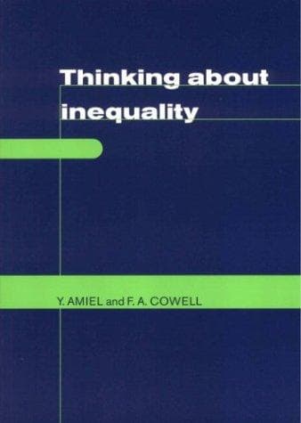 Tapa de Thinking about Inequality