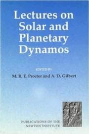 Tapa de Lectures on solar and planetary dynamos